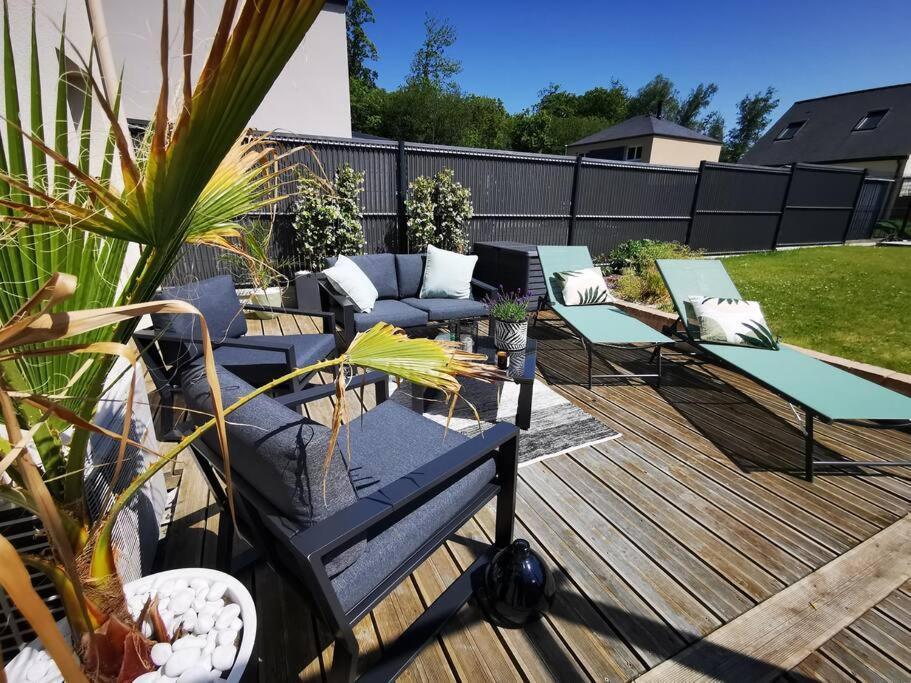 Maison Familiale 6 Personnes Miniac-Morvan エクステリア 写真